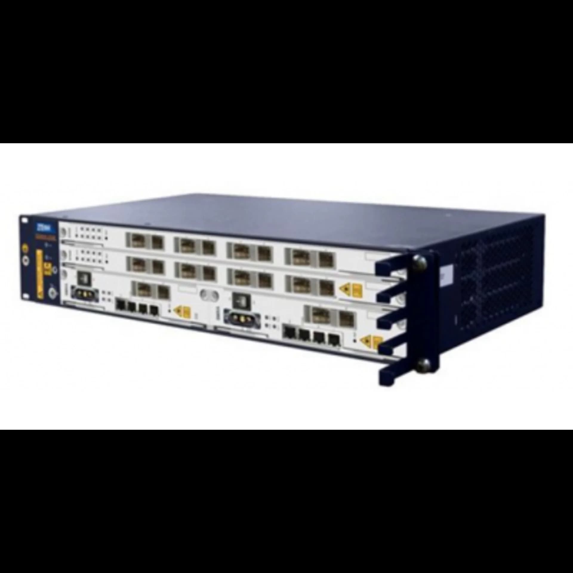 2RU шасси ZTE OLT GPON 10G, 2 слота для установки интерфейсных модулей, 8 GPON портов, DC