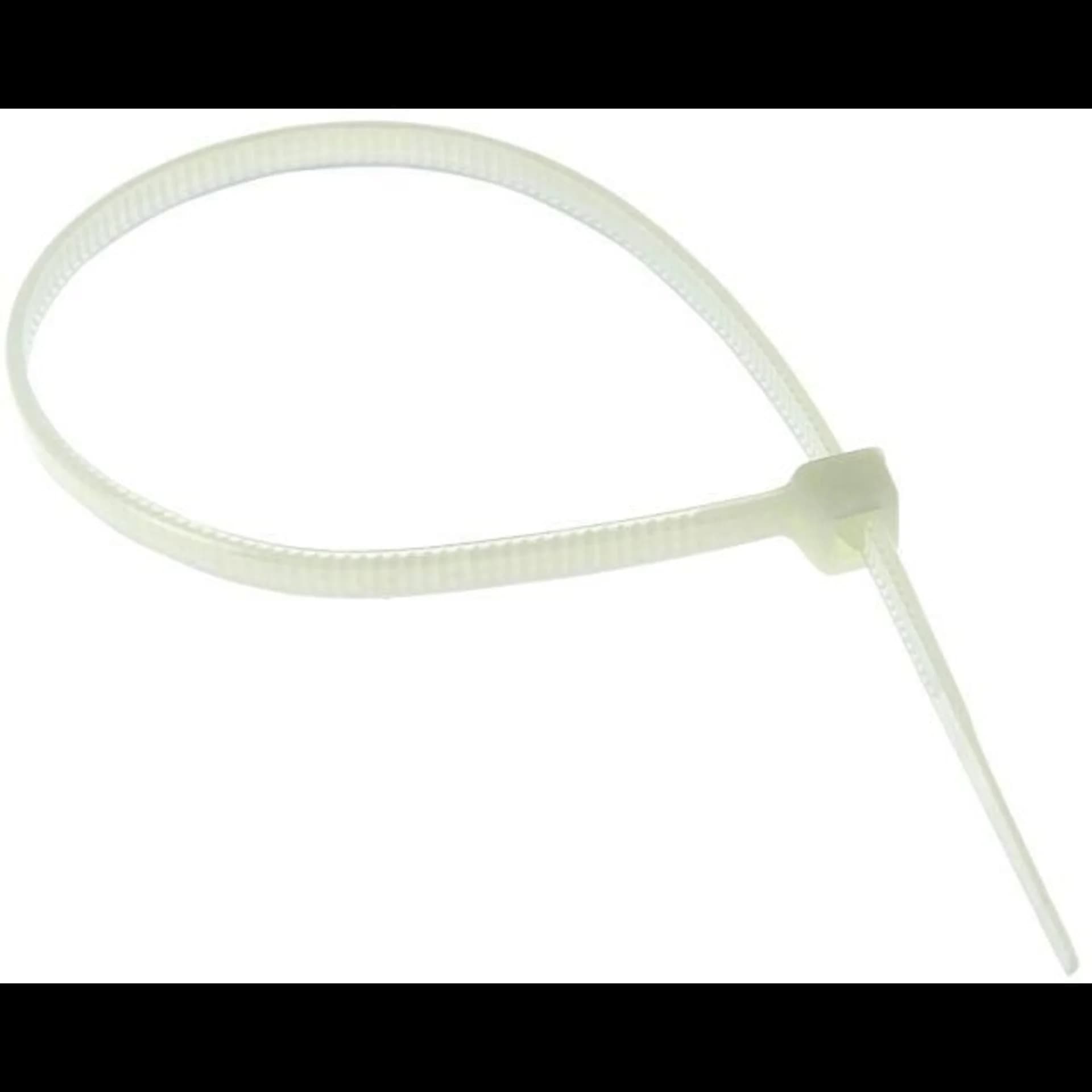 Хомут кабельный 4.8х350 нейл. бел. (уп.100шт) EKF plc-c-4.8x350