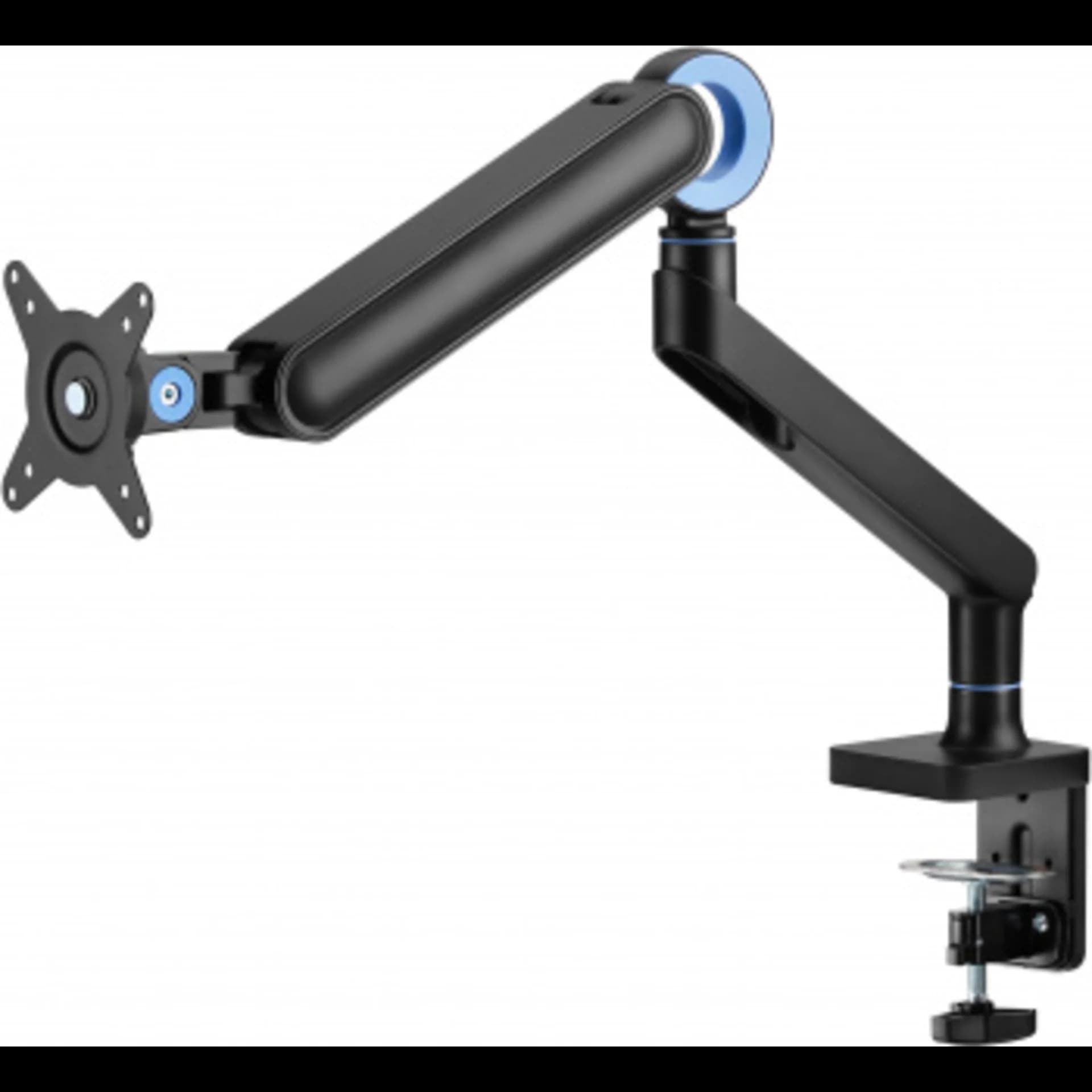 Кронштейн для мониторов Ultramounts UM719B черный 17"-35" макс.10.5кг крепление к столешнице поворот и наклон