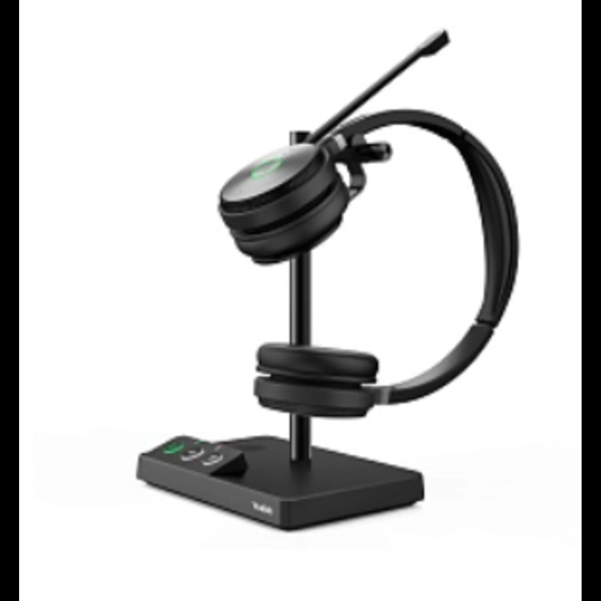 WH62 Dual UC Дуо, Беспроводная, HD звук, 160м DECT, Шумоподав, USB-хаб