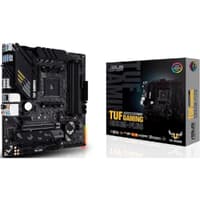 ASUS TUF GAMING B550M-PLUS (Socket AM4, mATX, 4xDDR4(128GB), HDMI 2.1/DP, 1xPCIe 4.0x16/1xPCIe 3.0x16, 1xPCIe 3.0, 1xLAN (2.5GbE), 4xSATA 6Gb/s, 2xM.2, 1xType-C, 5xUSB 3.2, 2xUSB 2.0, 1xPS/2) - фото 1