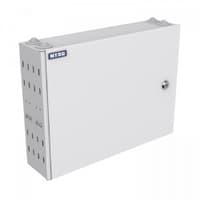 NTSS Кросс NTSS оптический настенный, укомплектованный, 20 портов SC/UPC, 50/125 мкм (планки, сплайс-кассета, пигтейлы, КДЗС, адаптеры) серый RAL 7035 NTSS-WFOB-20-SC/U-50-SP1.5G4AY - фото 1