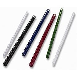 Office Kit  Пластиковые пружины BP2050 16 мм черные 100 шт.