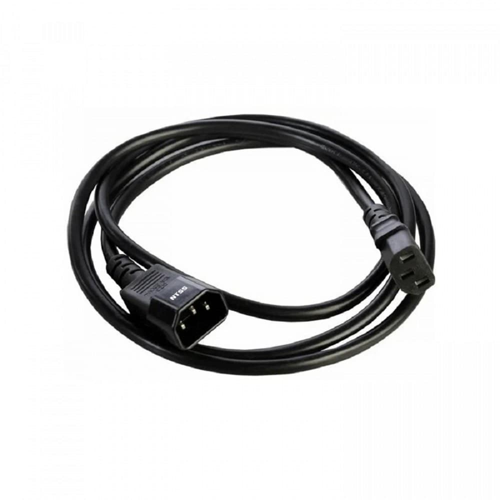 NTSS Шнур питания NTSS для БРП IEC 60320 C13 –  IEC 60320 C14, 3х1.0, 1 м, ГОСТ NTSS-PC13143