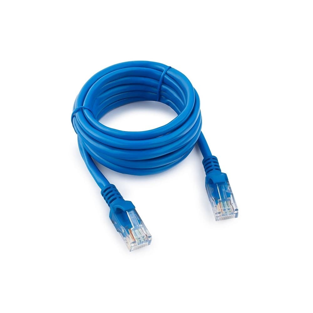 Cablexpert Патч-корд UTP PP12-2M/B кат.5e, 2м, литой, многожильный (синий)