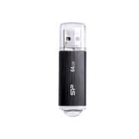 Silicon Power USB Drive 64Gb Ultima U02, USB 2.0, Черный SP064GBUF2U02V1K - фото 1