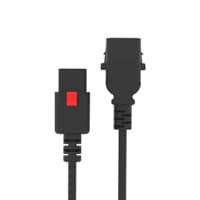Кабель питания Filum FL-PC-C13F/C14F-C1-1.8-BK с фиксацией, 3х1,0мм, 220В, 10А, черный, 1,8м - фото 3