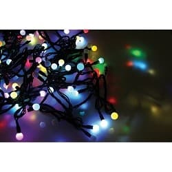 NEON-NIGHT (303-509-6) Гирлянда "Мультишарики LED" { 10 м  мульти с контроллером 80 диодов}