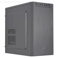 Корпус mATX Aerocool CS-108-S-BK-v1, Mini-Tower, без БП, черный - фото 1