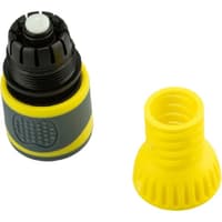 Rexant (62-0303-F) Коннектор для шланга, быстросъемный, 3/4", с аквастопом с защитой от перегибов - фото 3