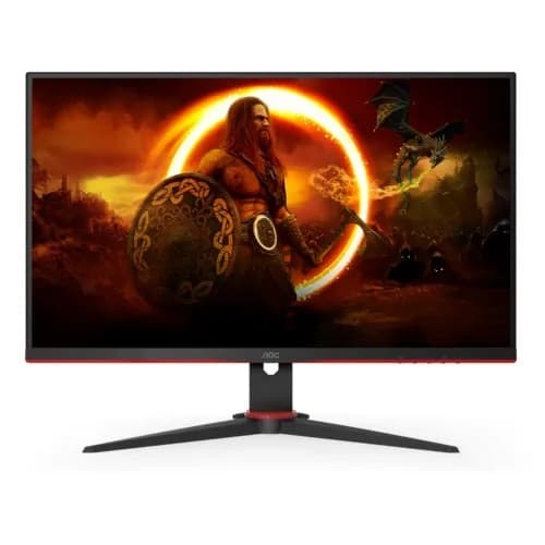 LCD AOC 23.8'' 24G2SAE {VA 1920х1080 165Hz 350cd 178/178 3000:1 4ms D-Sub 2xHDMI DisplayPort Tilt Swivel Speakers}