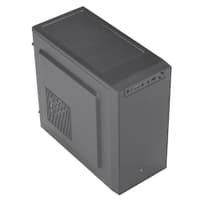 Корпус mATX Aerocool CS-108-S-BK-v1, Mini-Tower, без БП, черный - фото 3