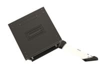 Hyperline TWB-FC-1266-GP-RAL9004 Шкаф настенный 19-дюймовый (19"), 12U, 650x600x600 мм, стеклянная дверь с перфорацией по бокам, ручка с замком, с возможностью установки на ножки, цвет черный RAL 9004 - фото 3