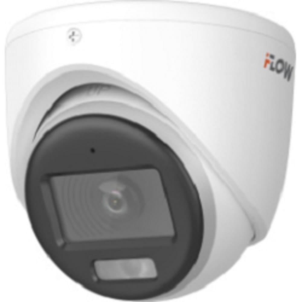 iFLOW F-AC-2326M(2.8mm) Value 2Мп уличная купольнаяя HD-TVI камера с гибридной подсветкой ИК/LED до 20м, встроенным микрофоном (AoC) и технологией BrightVu