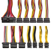 Exegate EX292181RUS Блок питания 800W ExeGate 800NPX (ATX, 12cm fan, 24pin, 2x(4+4)pin, PCI-E, 3xSATA, 2xIDE, black) - фото 3