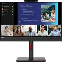 Монитор Lenovo 23.8" ThinkVision T24v-30 черный IPS LED 4ms 16:9 HDMI M/M Cam матовая HAS Piv 1000:1 250cd 178гр/178гр 1920x1080 75Hz VGA DP FHD USB 6кг - фото 3