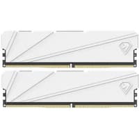 Модуль памяти DDR4 Netac Shadow II 16GB 3200MHz CL16 1.35V / NTSSD4P32DP-16W / White / with radiator - фото 1