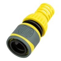 Rexant (62-0303-F) Коннектор для шланга, быстросъемный, 3/4", с аквастопом с защитой от перегибов - фото 1