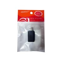 ORIENT Адаптер AU-01N, USB to Audio, 2 x jack 3.5 mm для подключения гарнитуры к порту USB, черный - фото 3