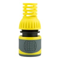 Rexant (62-0303-F) Коннектор для шланга, быстросъемный, 3/4", с аквастопом с защитой от перегибов - фото 2