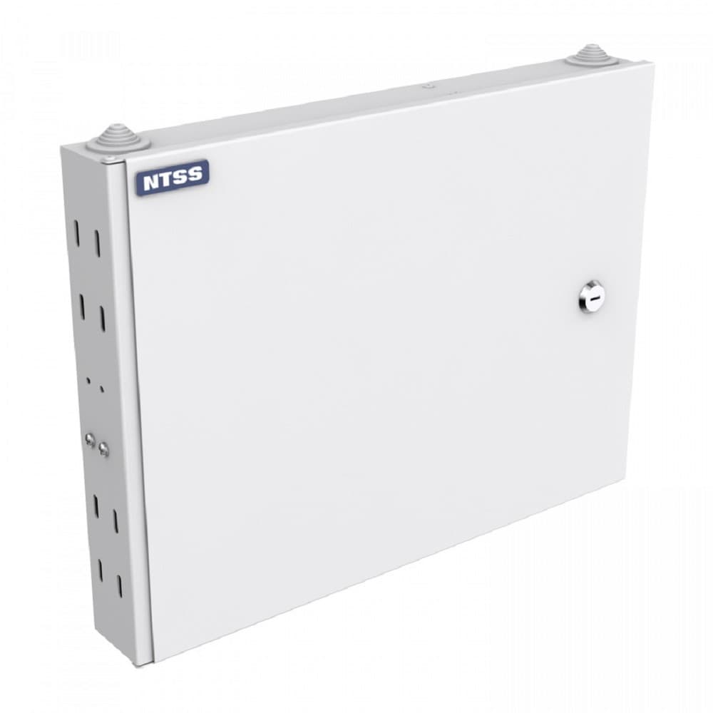 NTSS Кросс NTSS оптический настенный, укомплектованный, 16 портов SC/UPC, 50/125 мкм ОМ3 (планки, сплайс-кассета, пигтейлы, КДЗС, адаптеры) серый RAL 7035 NTSS-WFOB-16-SC/U-503-SP1.5G1AY