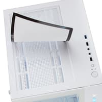 Ginzzu V420 RGB подсветка, закаленное стекло 1*USB 3.0,1*USB 2.0, AU Белый mATX - фото 3