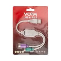 VCOM VUS7057 Кабель-адаптер USB A->2xPS/2 (адаптер для подключения PS/2 клавиатуры и мыши к USB порту) - фото 3
