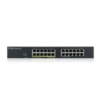Коммутатор/ Zyxel NebulaFlex GS1915-24EP Hybrid Smart L2 PoE+ Switch, 19" rack, 24xGE (12xPoE+), 130W PoE budget, standalone/cloud management - фото 3
