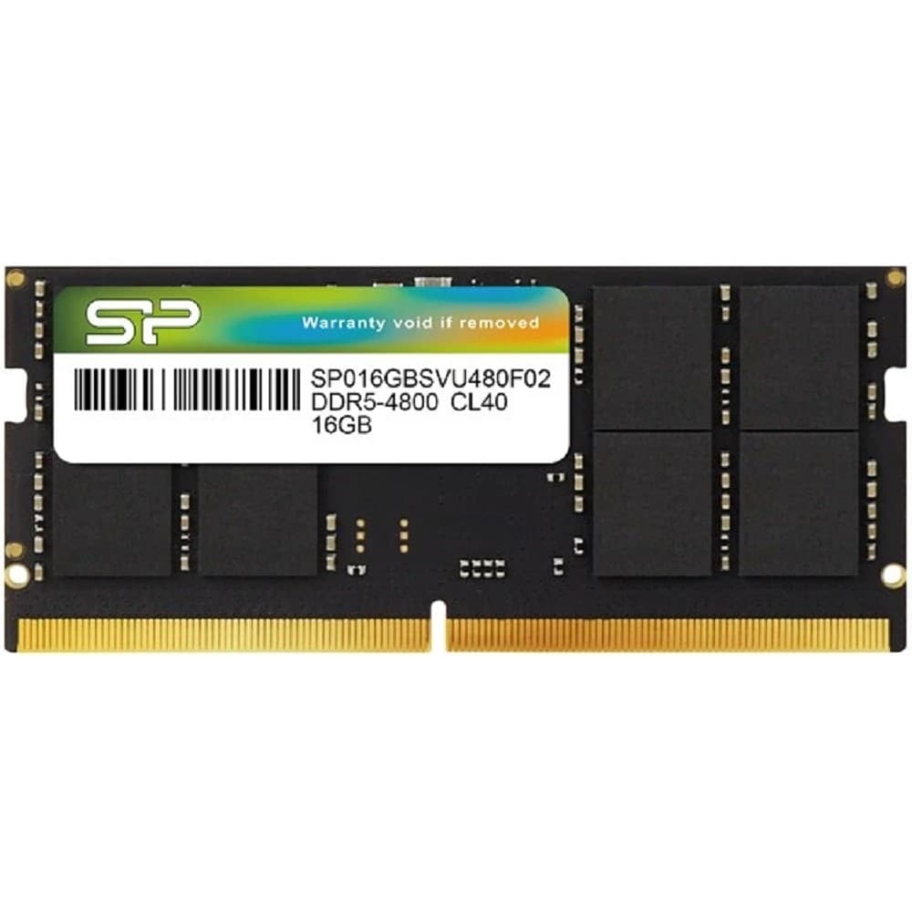 Память DDR5 16GB 4800MHz Silicon Power SP016GBSVU480F02 RTL PC5-38400 CL40 SO-DIMM 262-pin 1.1В kit single rank Ret