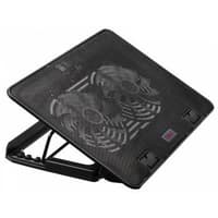 BURO Подставка для ноутбука 15.6"355x255x30mm 2xUSB 2x 140mmFAN 657г металлическая сетка/пластик черный (BU-LCP156-B214H) - фото 3