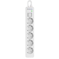 Defender Удлинитель с сетевым фильтром DFS 133 3 м, белый, 5 розеток [99431] - фото 2