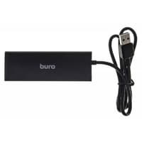 Хаб (разветвитель) BURO BU-HUB4-0.5-U3.0, черный - фото 2