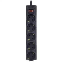 Perfeo Сетевой фильтр "POWERX", PF_A4714 (1,8м, 5 розеток, черный) - фото 2
