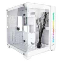 Ginzzu V420 RGB подсветка, закаленное стекло 1*USB 3.0,1*USB 2.0, AU Белый mATX - фото 2