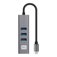 Exegate EX293987RUS USB-Хаб (концентратор) ExeGate DUB-4TC (кабель-адаптер USB Type C --> 4xUSB3.0, Plug&Play, серебристый) - фото 3