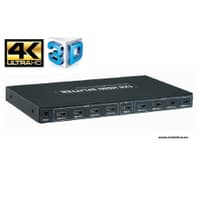 ORIENT HDMI 4K Splitter HSP0108H, 1->8, HDMI 1.4/3D, UHDTV 4K(3840x2160)/HDTV1080p/1080i/720p, HDCP1.2, внешний БП 5В/3A, метал.корпус - фото 2