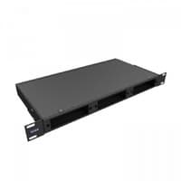 NTSS Кросс NTSS оптический 19'' укомплектованный 1U, 10 портов LC/UPC duplex, 50/125 мкм ОМ3 (планки, сплайс-кассета, пигтейлы, КДЗС, адаптеры) черный RAL 9005 NTSS-RFOB-1U-10-2LC/U-503-SP1.5G1AY-BL - фото 1