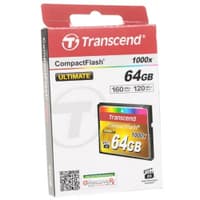 Карта памяти 64GB Compact Flash Transcend 1000x (TS64GCF1000) - фото 2