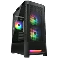 Поврежденная упаковка Cougar Airface RGB Black, 2х140мм + 1x120mm ARGB Fan, ARGB Fan Hub, без БП, черный, ATX - фото 1