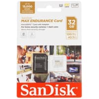 Micro SecureDigital 32GB SanDisk Class 10 UHS-I U3 V30 Max Endurance Video Monitoring (SD адаптер) - фото 2