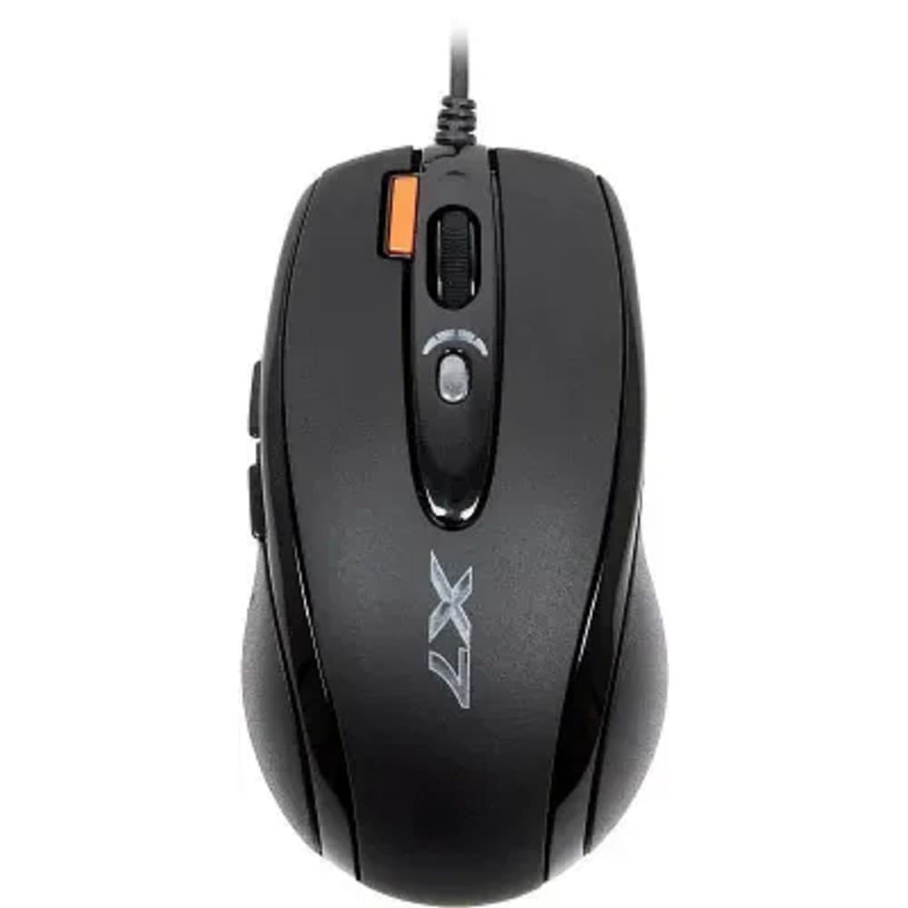 Мышь игровая A4Tech X-718BK , черный , оптическая, 3000dpi , USB, 6 кнопок, RTL (758994/94398)