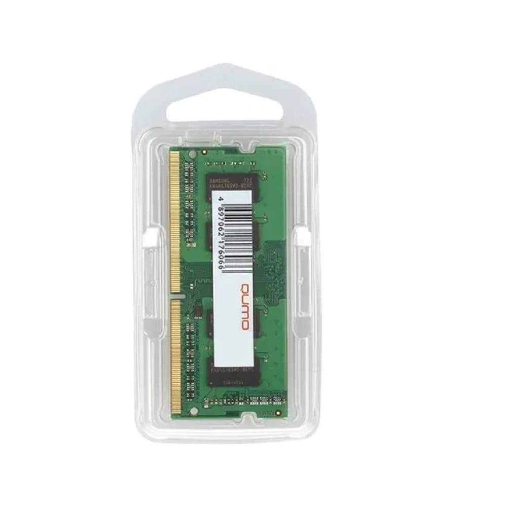 QUMO DDR4 SODIMM 4GB QUM4S-4G2666C19 PC4-21300, 2666MHz OEM/RTL