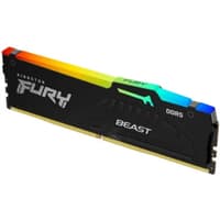 Память DDR5 8GB 5200MHz Kingston KF552C36BBEA-8 Fury Beast Expo RGB RTL Gaming PC5-41600 CL36 DIMM 288-pin 1.25В kit single rank с радиатором Ret - фото 2