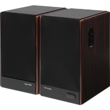 MICROLAB SOLO 6C черный {100 Вт RMS, Распределение: 50 Вт + 50 Вт среднеквадратичное, Гармонические искажения: < 0,3% (1 Вт 1 кГц), Частотная характеристика: 50 Гц - 20 кГц}