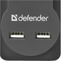 Defender Фильтр DFS 751 1.8м, 5 розеток, 2xUSB, 2.1A - фото 3