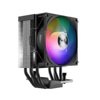 PCCooler R400 ARGB BK S115X/1200/1700/AM4/AM5 (TDP 180W, 90mm ARGB Fan, 4 тепловые трубки 6мм, 650-2200RPM, 28,3dBa) - фото 2