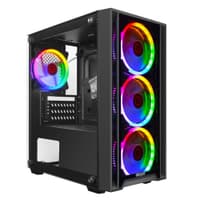 Ginzzu CL610 mATX FAN 4*12FRGB Белый - фото 1