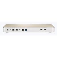 Сетевое хранилище без дисков/ SMB QNAP HS-453DX-8G 4-Bay NAS (2x 2.5"/3.5" SATA HDD/SSD) + 2 x M.2 2280 SATA 6Gb/s slots), Intel Celeron J4105 quad-core 1.5 GHz (up to 2.5 GHz), max 8GB DDR4 (2 x 4GB) - фото 3