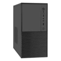 Exegate EX299233RUS Корпус Minitower ExeGate BAA-308M-UNS400 (mATX, БП UNS400 с вент. 12см, 2*USB, HD Audio, черный) - фото 1