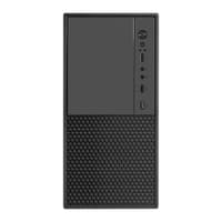 Exegate EX299233RUS Корпус Minitower ExeGate BAA-308M-UNS400 (mATX, БП UNS400 с вент. 12см, 2*USB, HD Audio, черный) - фото 2